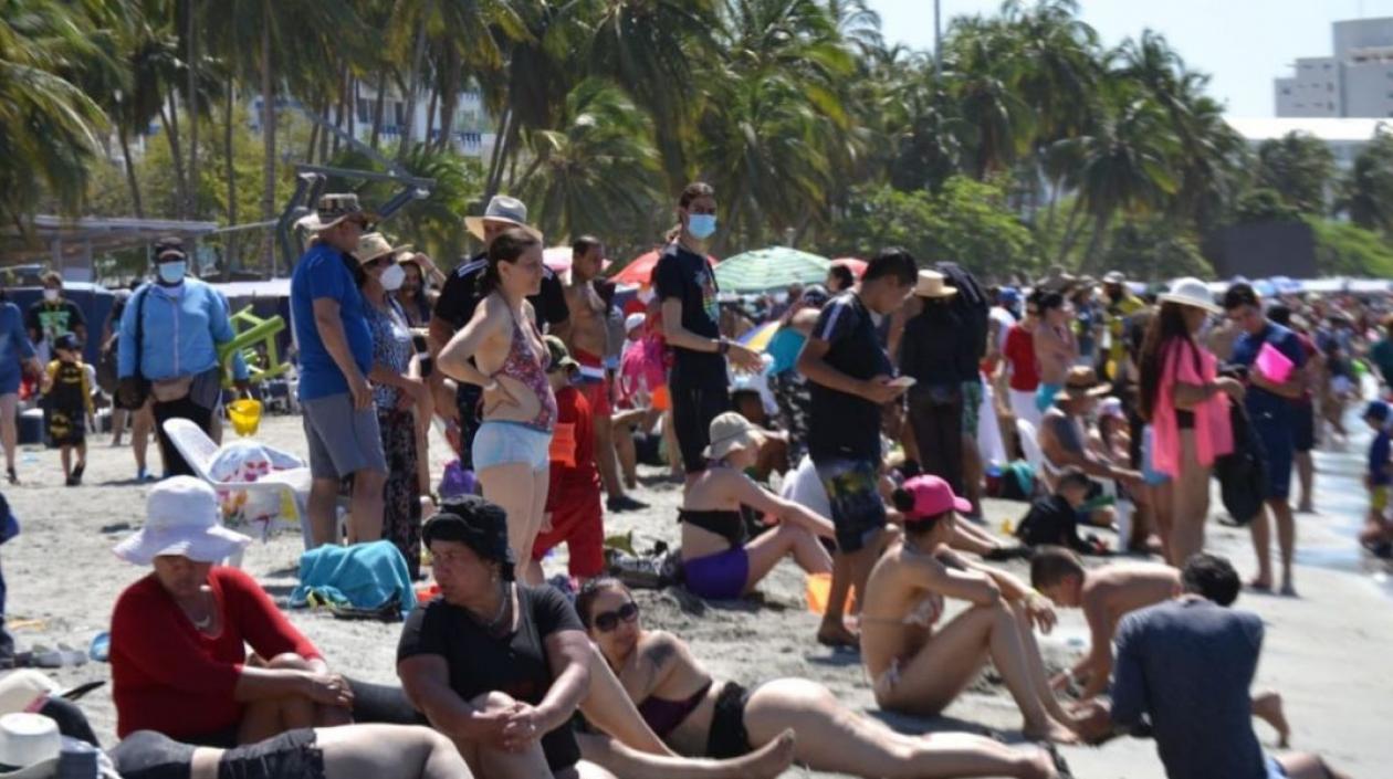 Playa de El Rodadero. 