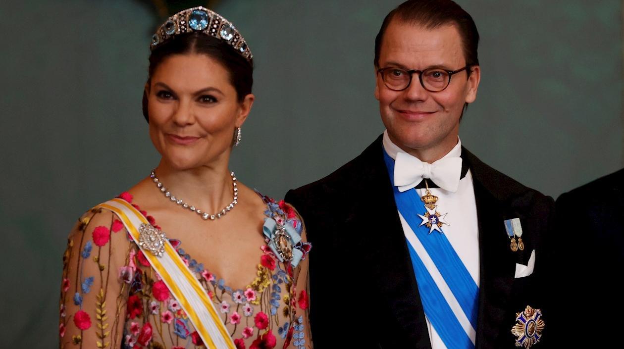 La princesa Victoria y su marido Daniel de Suecia.