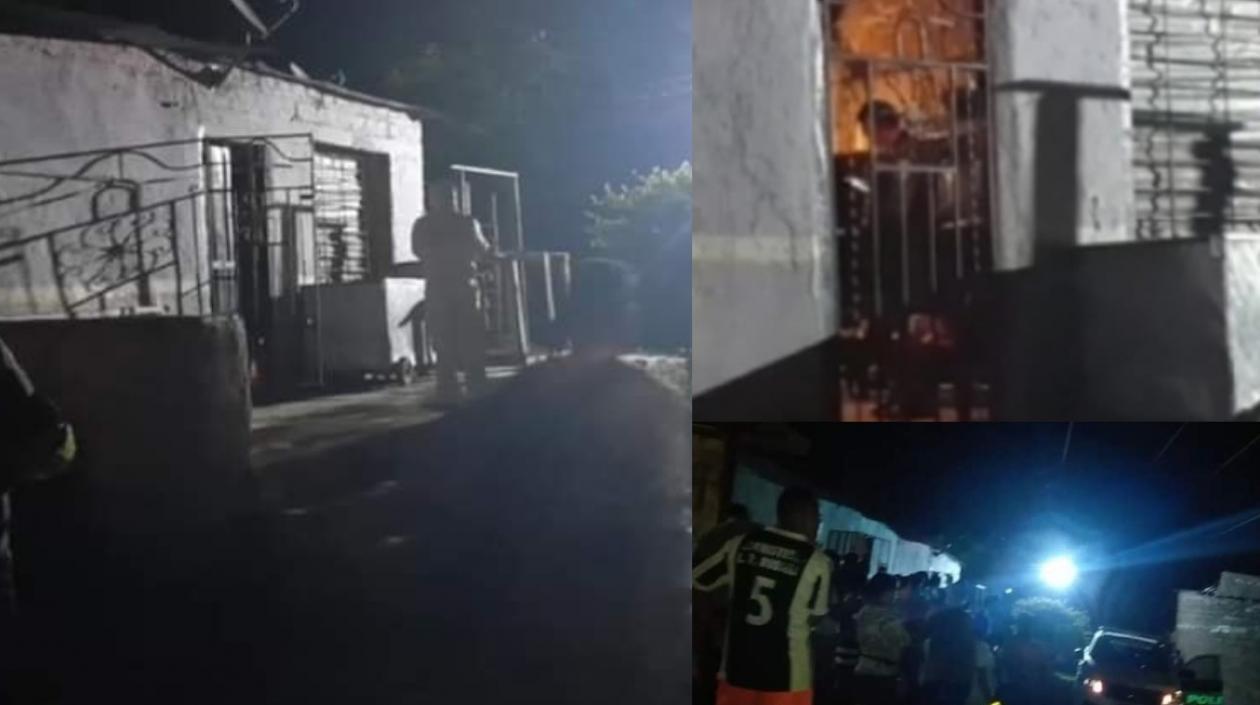 Lugar de los hechos en la vereda El Salón, Zona Bananera.