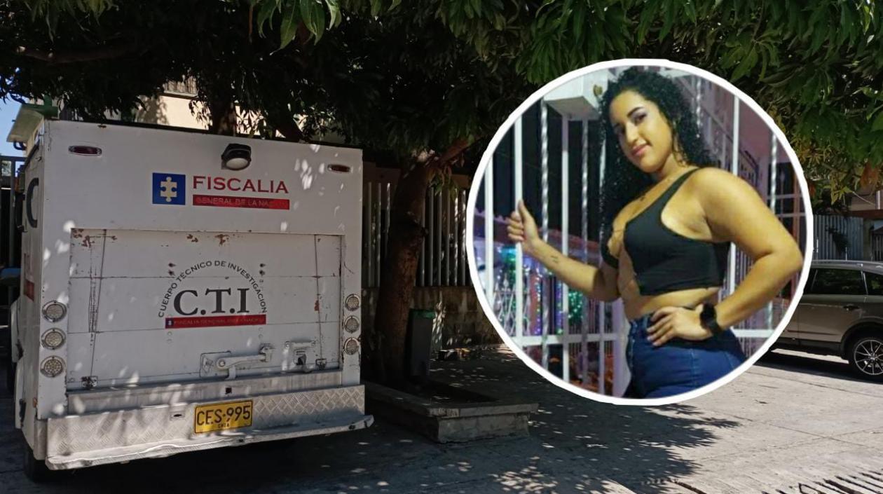 El cuerpo de Michell Catalán Piña fue llevado a Medicina Legal. 