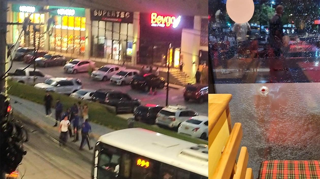 Sector de los hechos en Plaza del Parque.