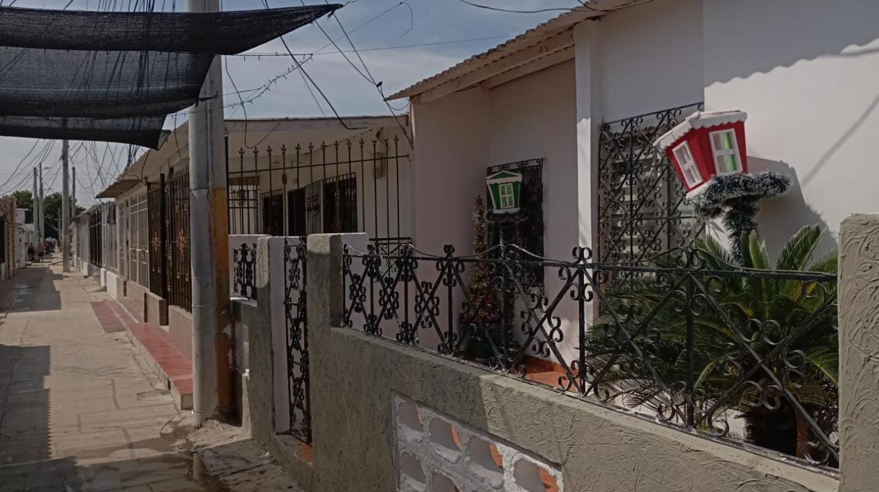 En esta vivienda, en primer plano, ocurrieron los hechos, en el barrio Montecarlo. 