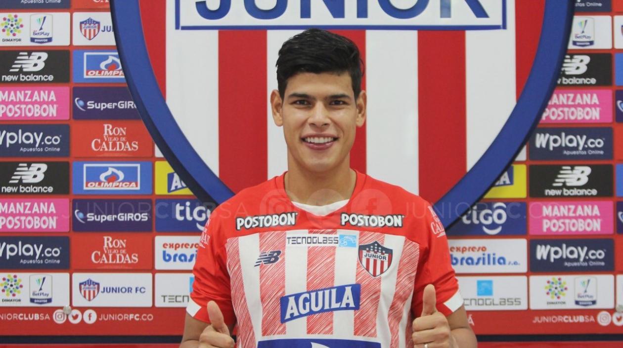 Jorge Arias, defensa de Junior. 