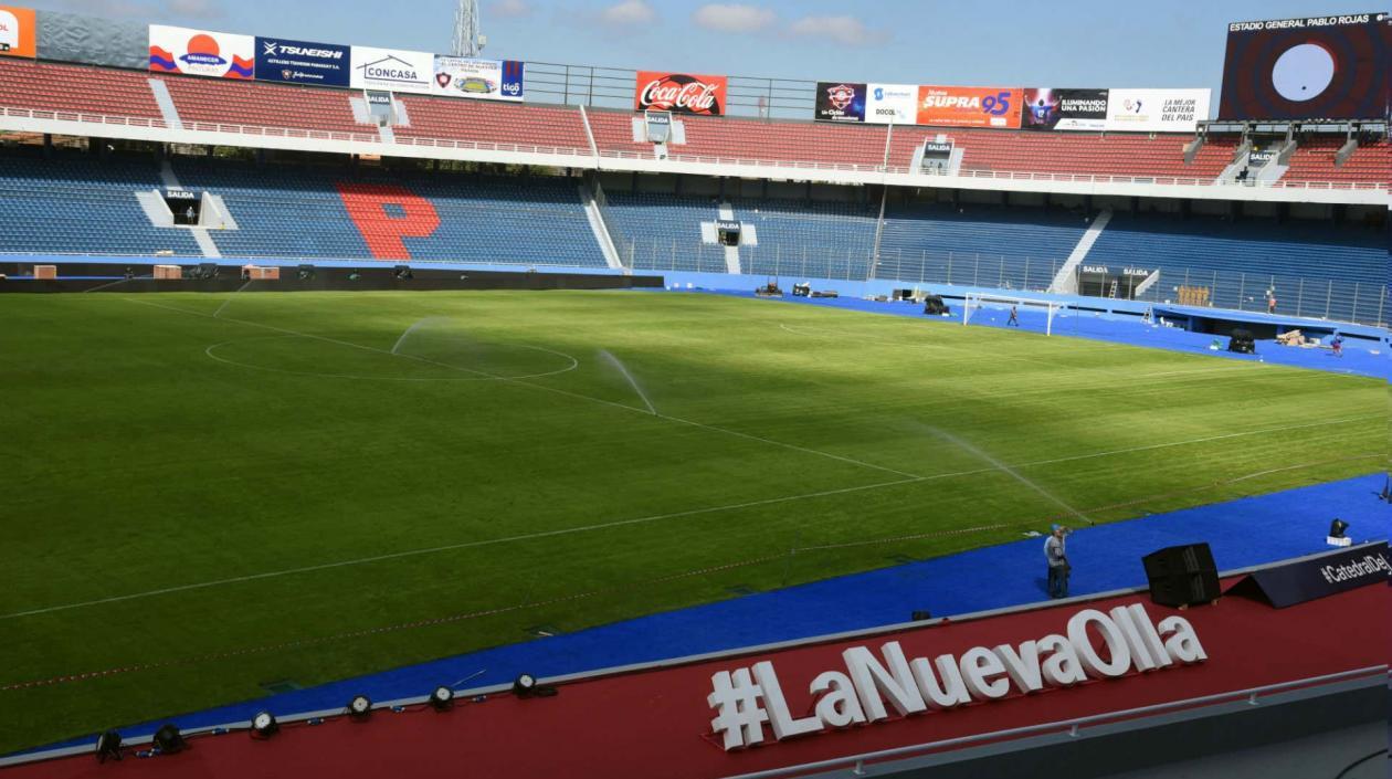 Estadio La Nueva Olla. 