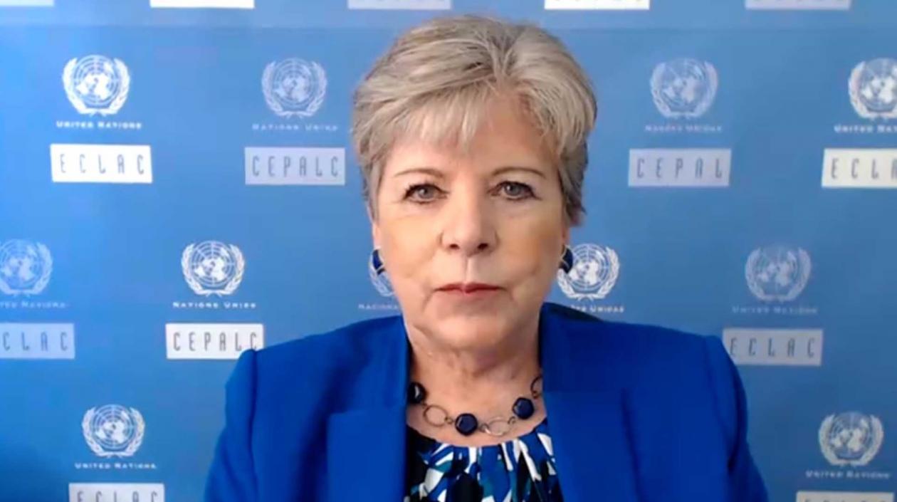 Alicia Bárcena, secretaria ejecutiva de la Cepal.