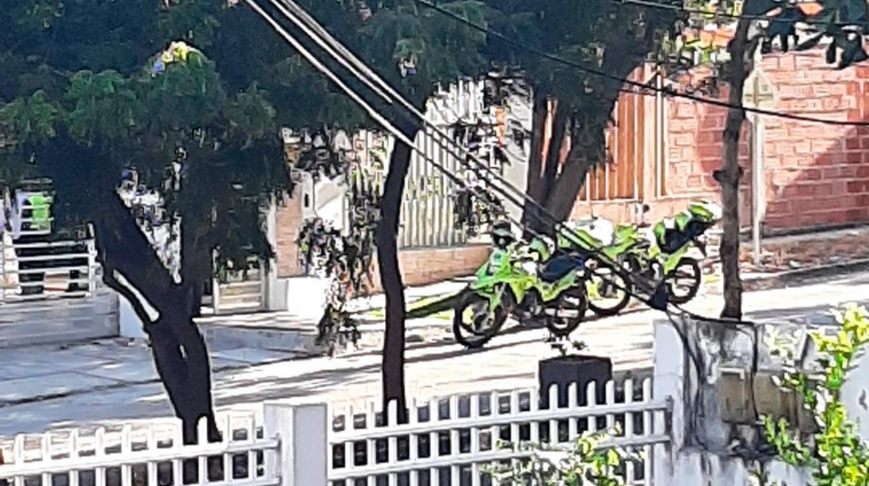 Hasta el lugar hizo presencia la Policía. 