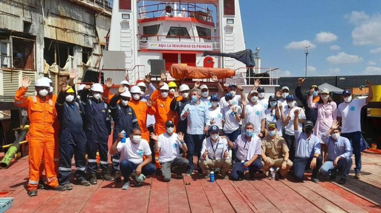  Los integrantes de la Expedición Científica Cordillera Beata.