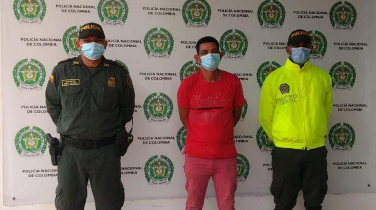 El hombre fue asegurado en centro carcelario. 