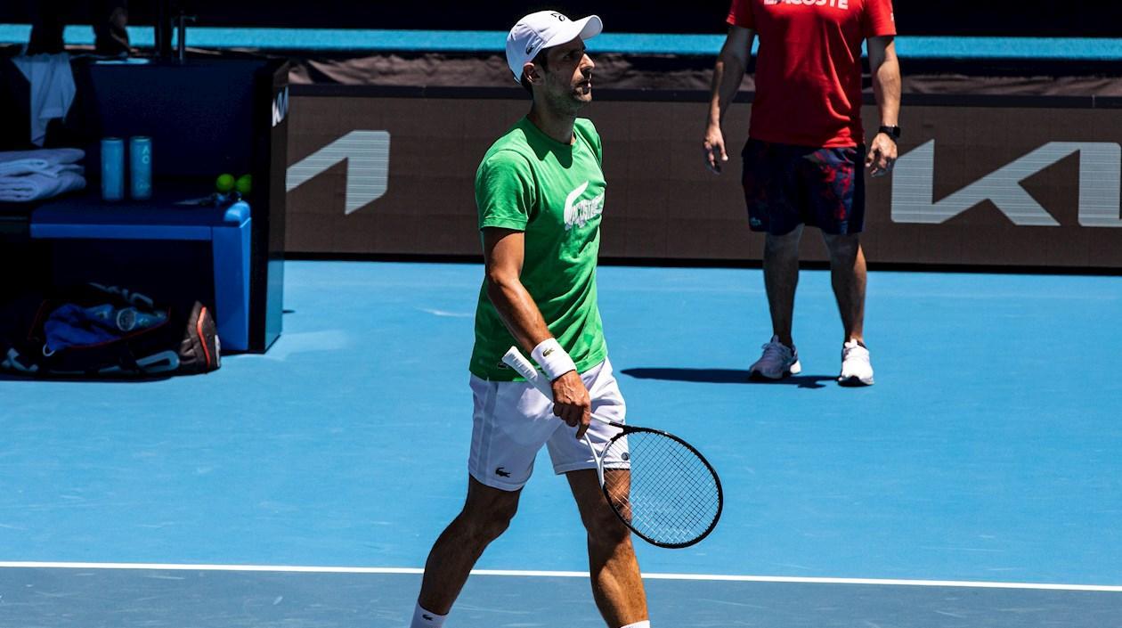 El tenista serbio Novak Djokovic.