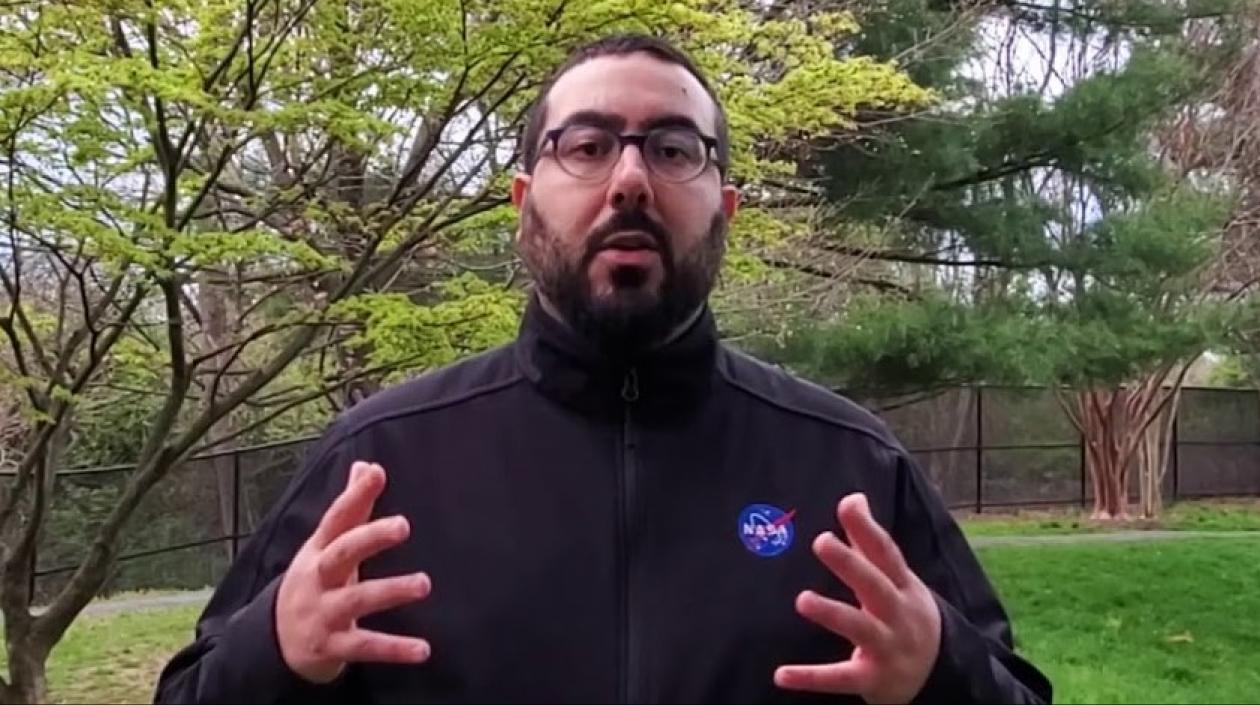 Edil Sepúlveda, científico del Centro de Vuelo Espacial Goddard de la NASA.
