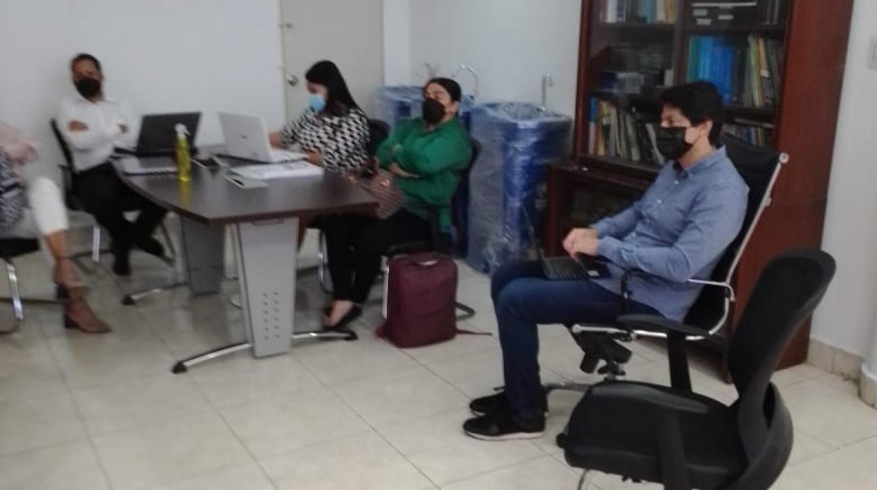 El Personero Distrital de Barranquilla, Miguel Ángel Alzate.