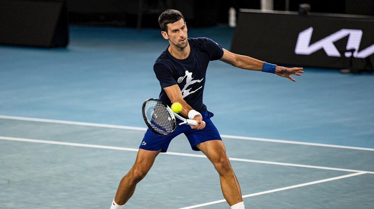 El tenista serbio Novak Djokovic.