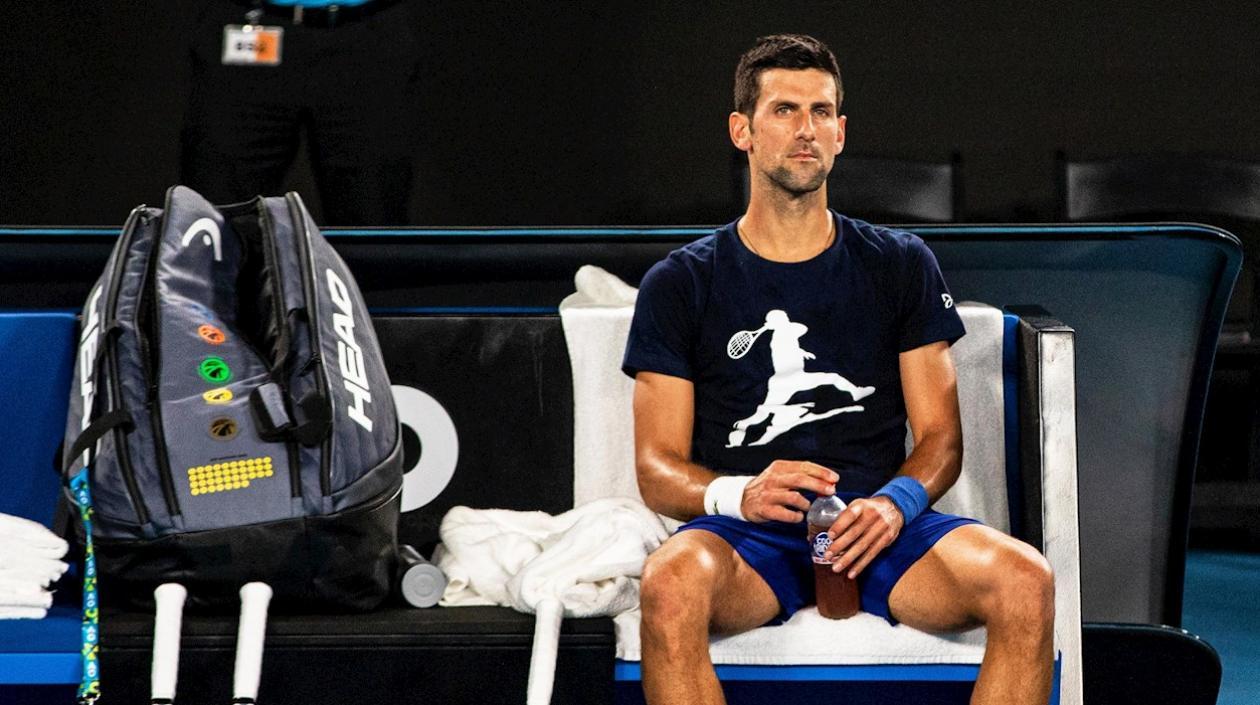 El tenista serbio Novak Djokovic.