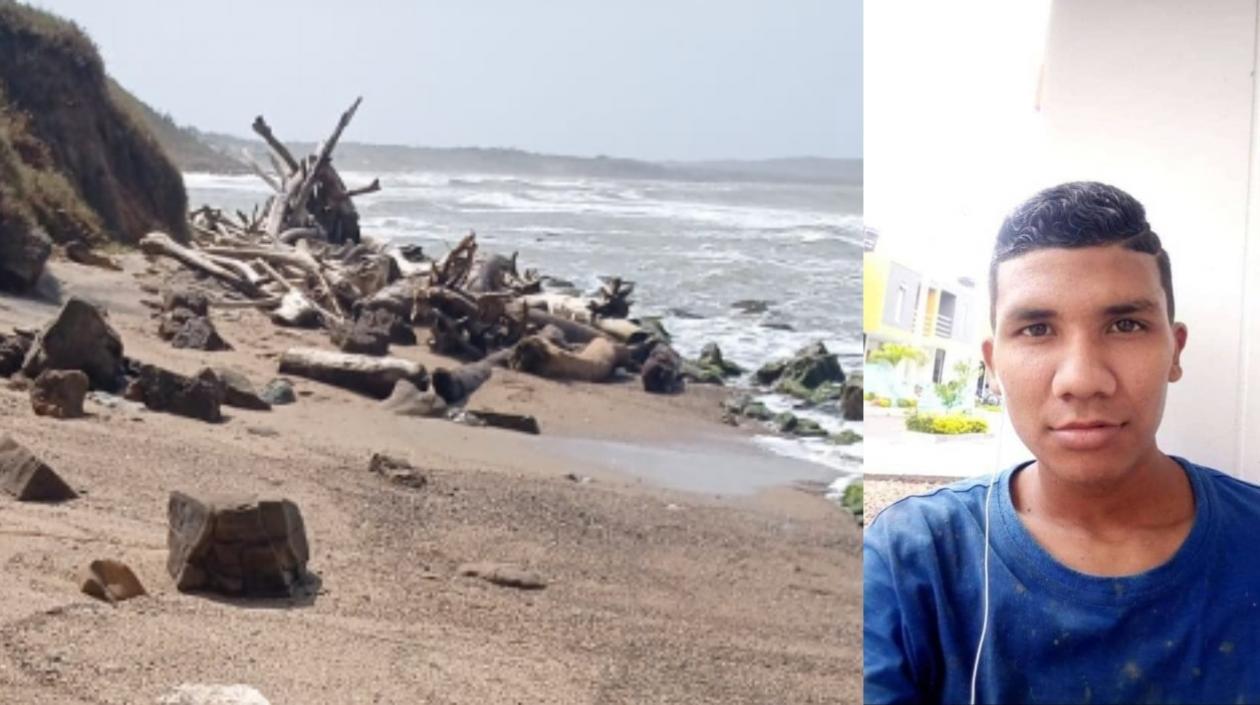 En esta playa de Juan de Acosta fue hallado muerto Josué Alexander Pinto. 