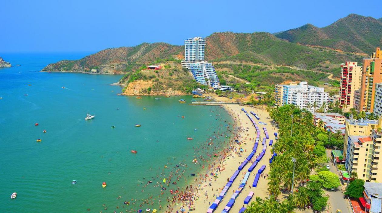 Playa de El Rodadero. 