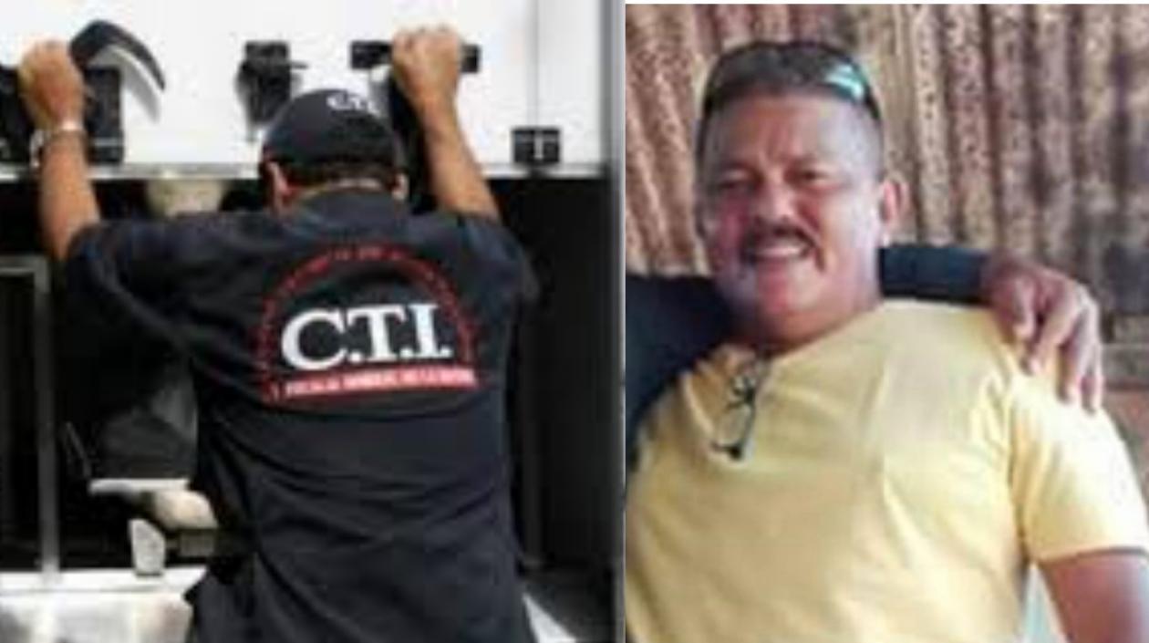 Las autoridades realizaron la inspección del cuerpo de Rubén Pérez Lara. 