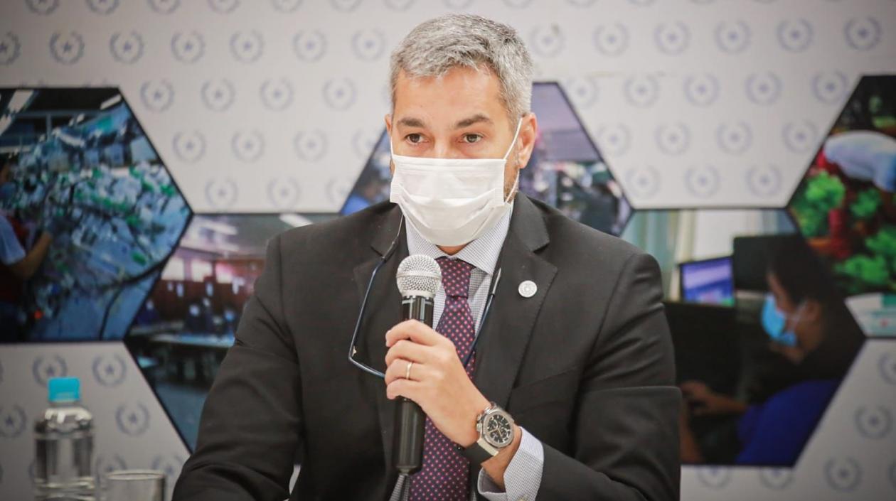 El presidente de Paraguay, Mario Abdo Benítez.