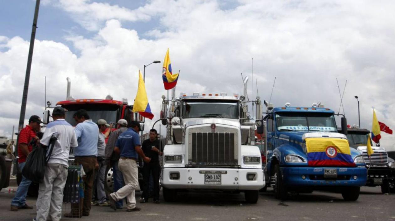 Camioneros colombianos. 