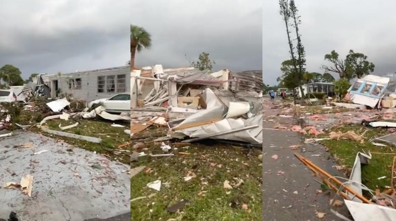 Imágenes de las afectaciones.