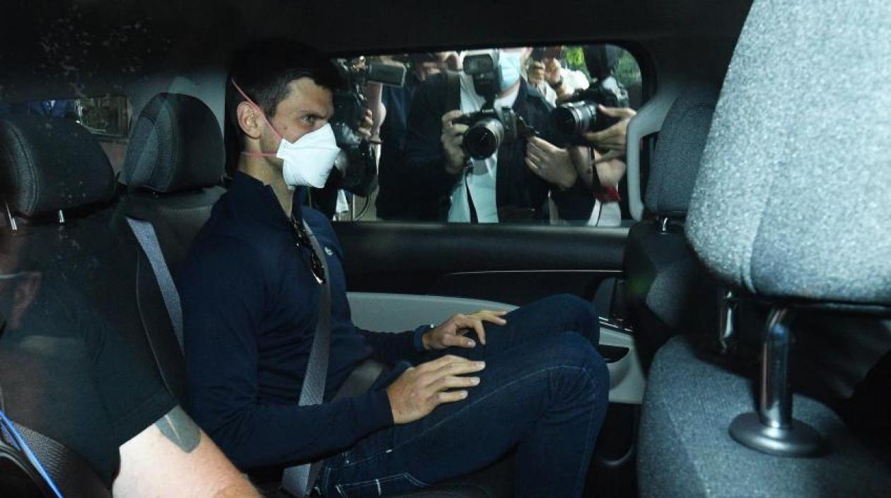 El tenista serbio Novak Djokovic.