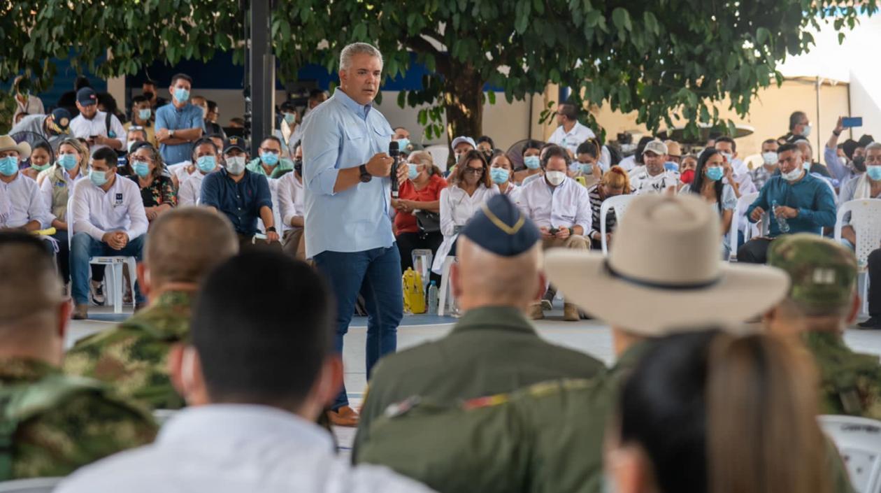 El Presidente de la República, Iván Duque.