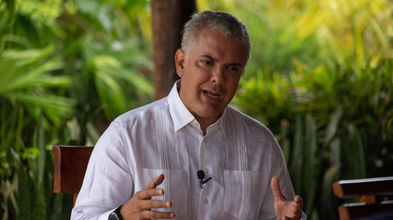 Iván Duque, presidente de Colombia. 