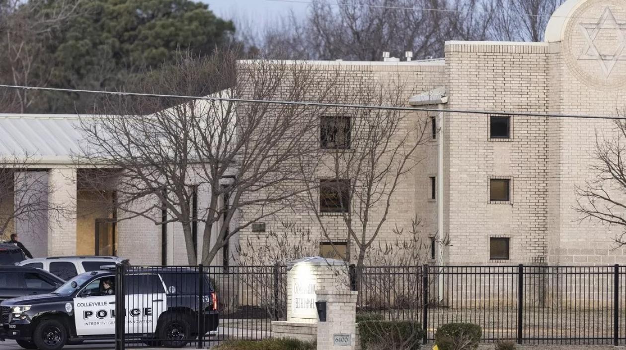 Sinagoga secuestrada por Malik Faisal Akram.