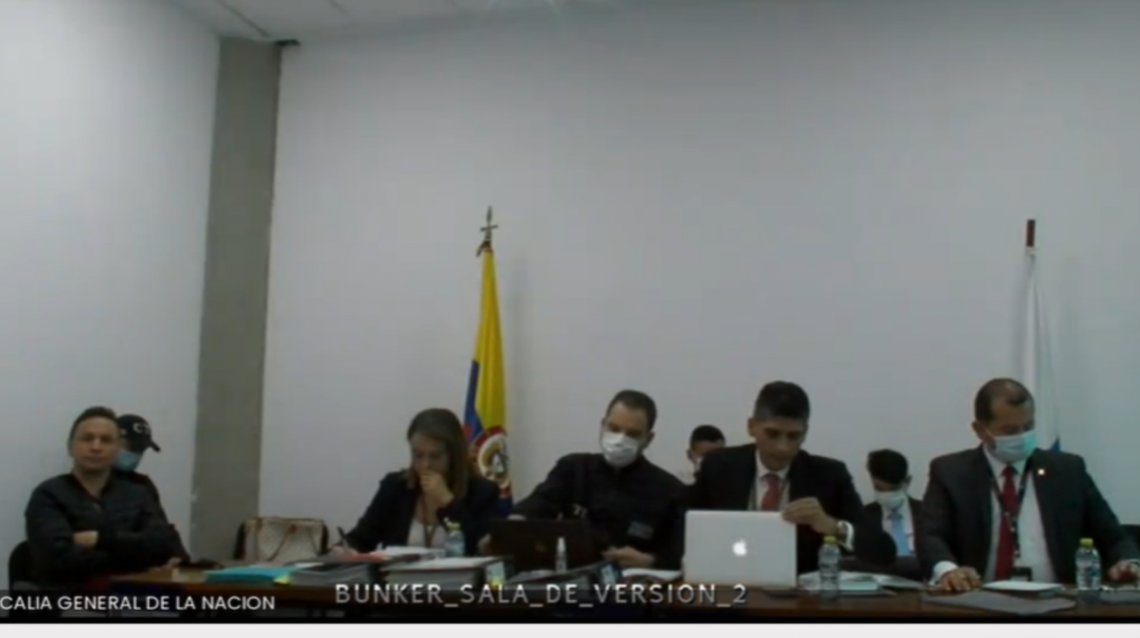 Audiencia en la que Jhonier Leal no aceptó los cargos.