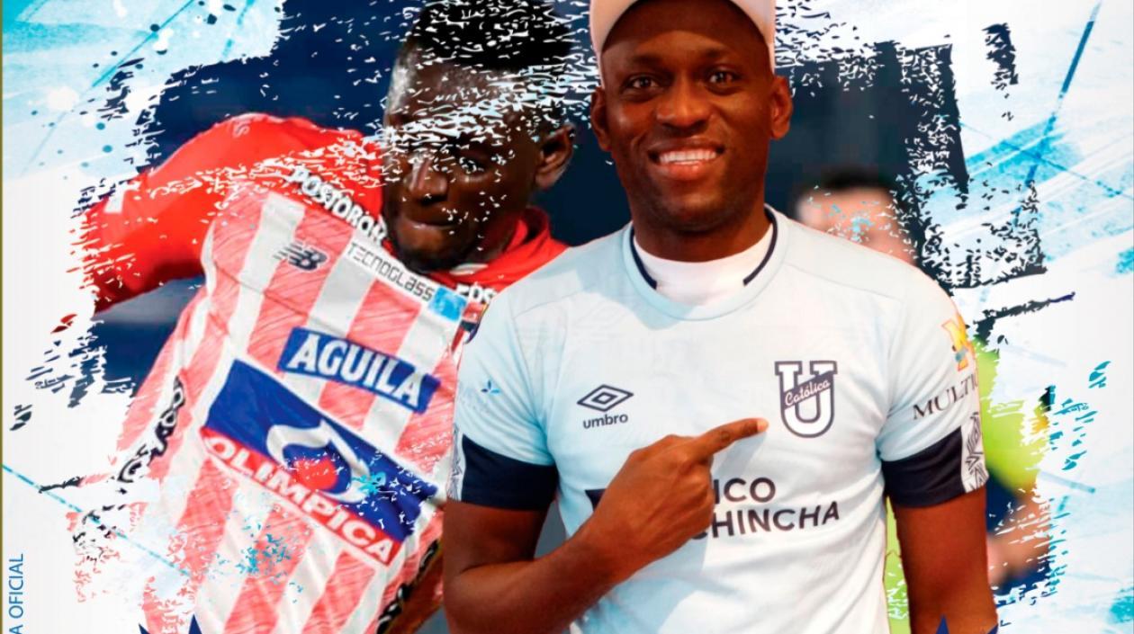 Cristian Martínez Borja, exdelantero de Junior. 