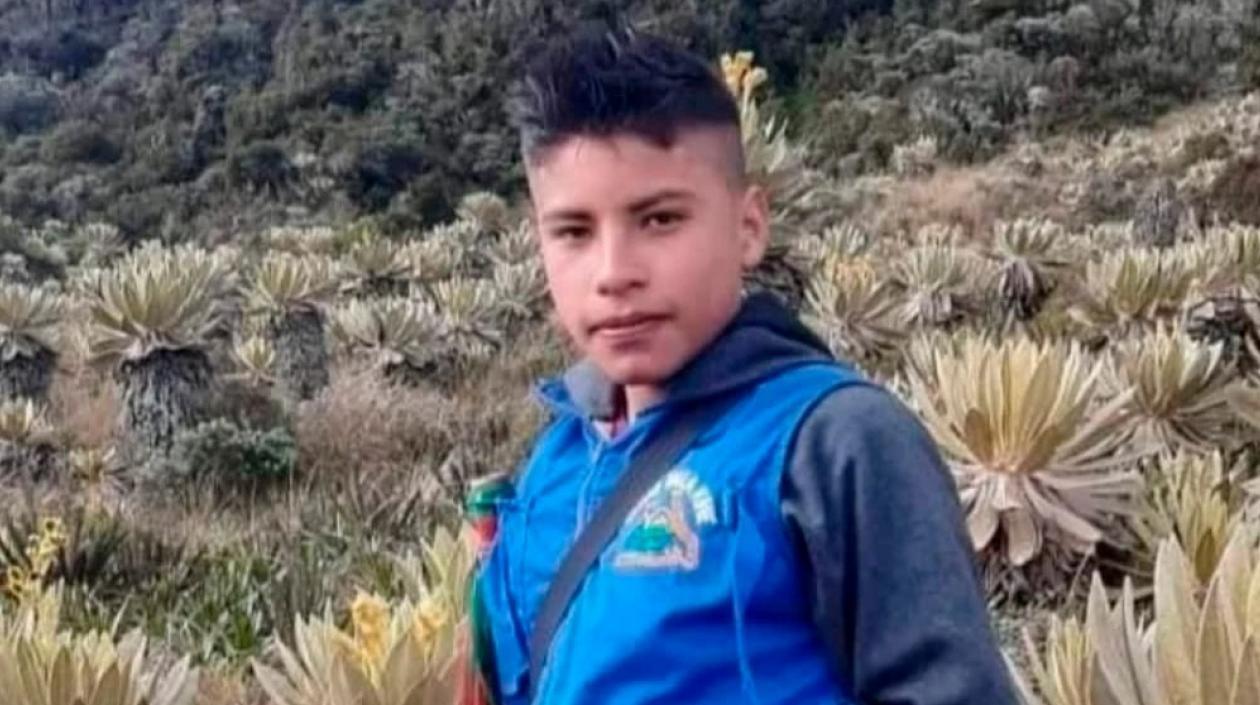 El niño ambientalista Breiner David Cucuñame.