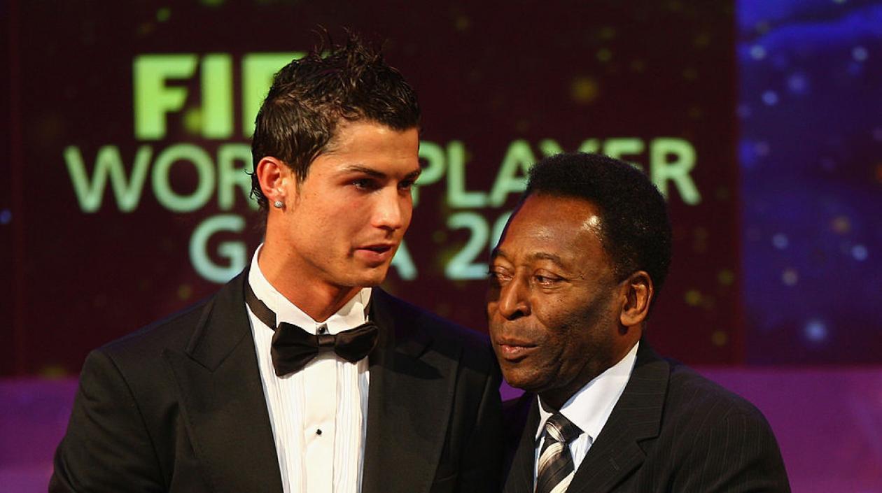 Cristiano Ronaldo y Pelé. 