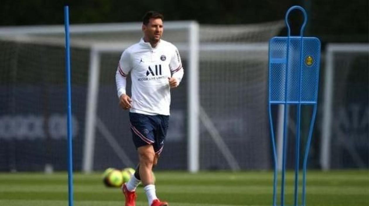 Lionel Messi, delantero argentino. 