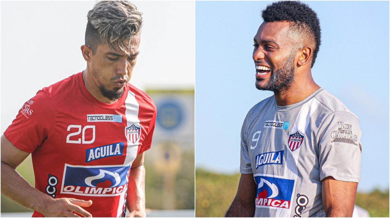 Fernando Uribe y Miguel Ángel Borja. 