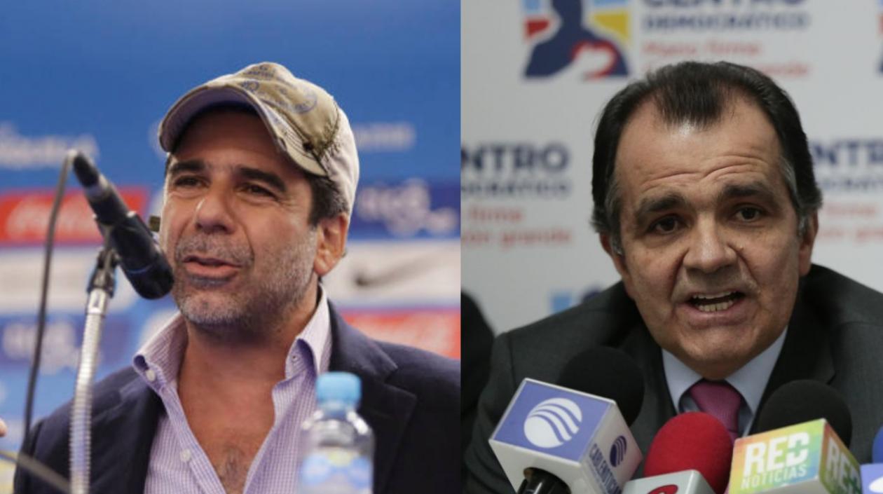 Alex Char y Óscar Iván Zuluaga, candidatos presidenciales.