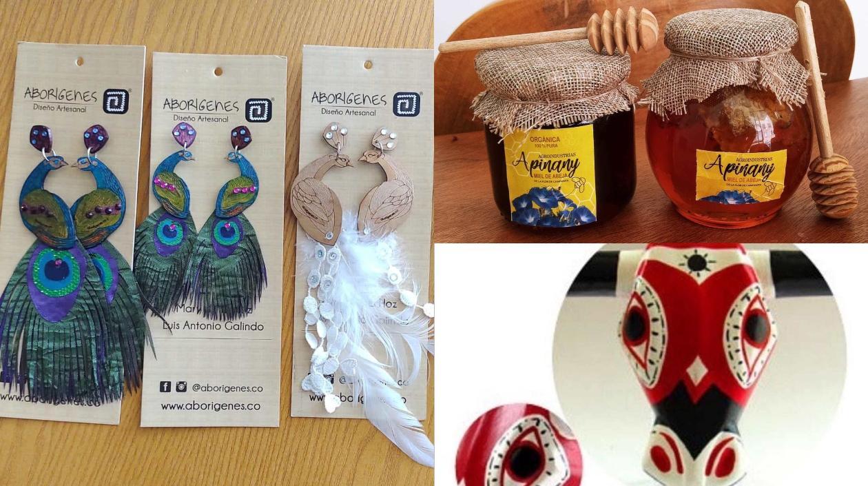 Algunos de los productos.