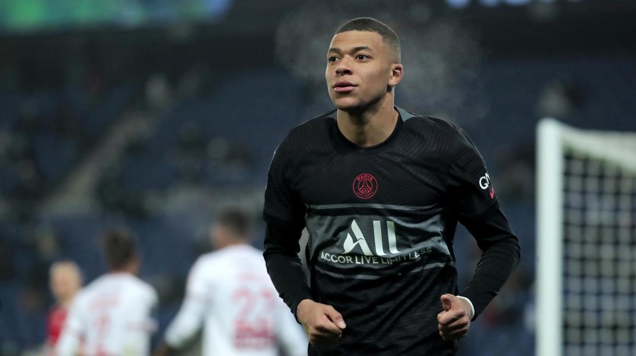 Kylian Mbappé, delantero francés. 