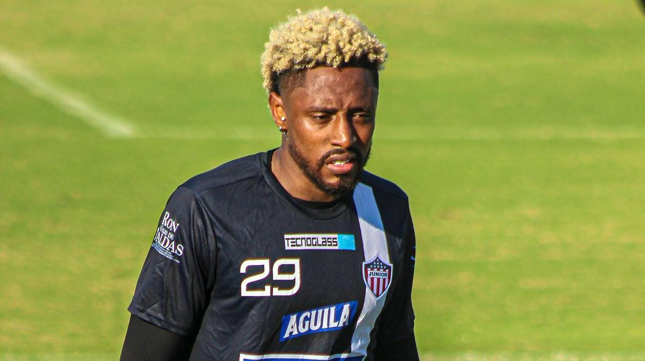 Omar Albornoz, jugador de Junior. 