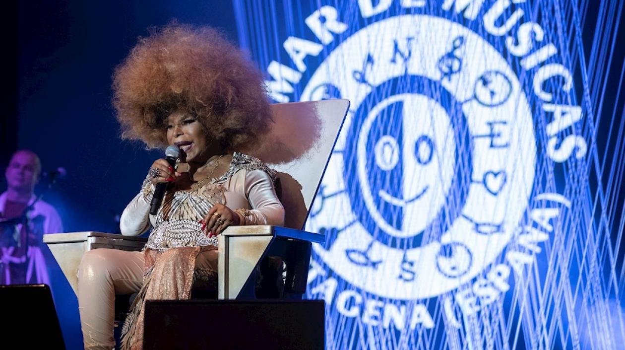 La cantante brasileña Elza Soares