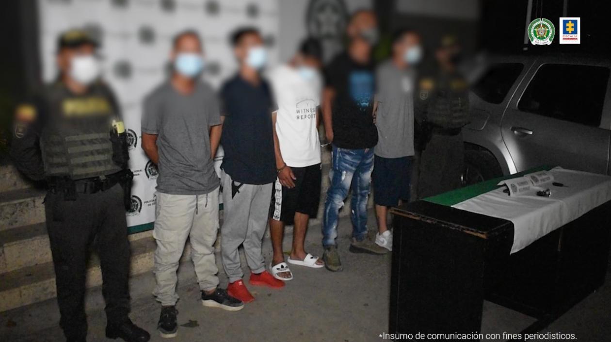 Los hombres fueron asegurados en centro carcelario. 