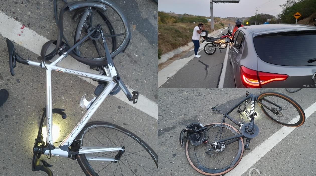 Imágenes del accidente.