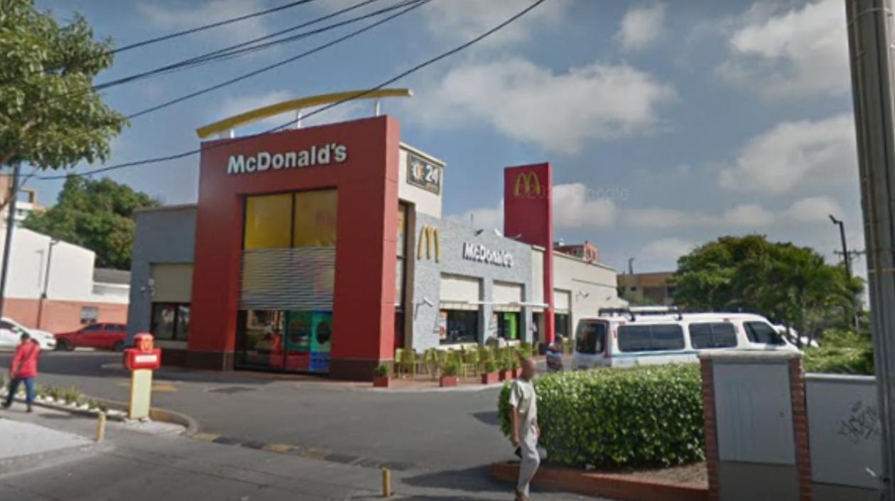 McDonald's de la calle 93 con carrera 46. 