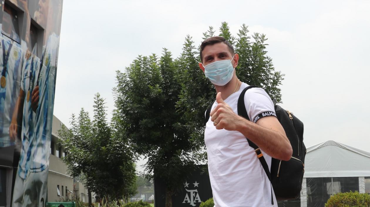 Emiliano Martínez, arquero de Argentina. 