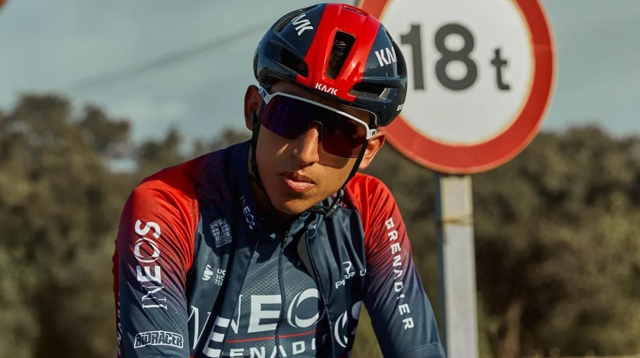 Egan Bernal, ciclista colombiano. 