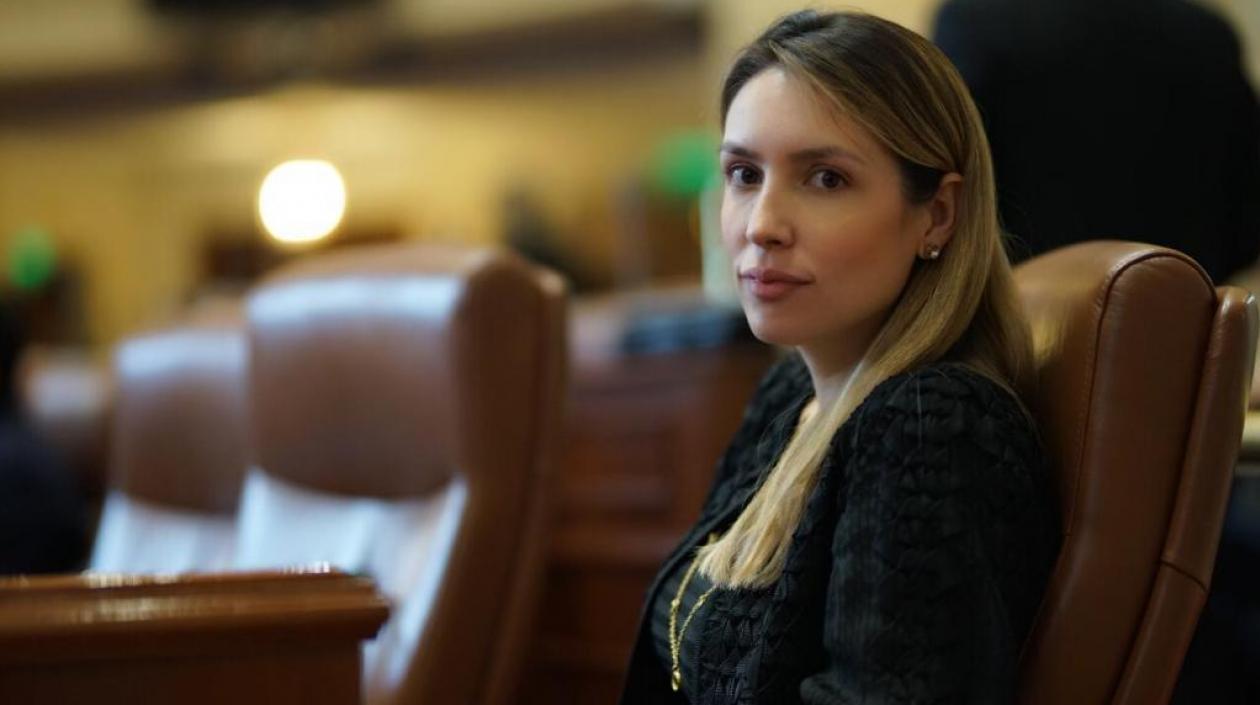 La representante Sara Elena Piedrahita Lyons.