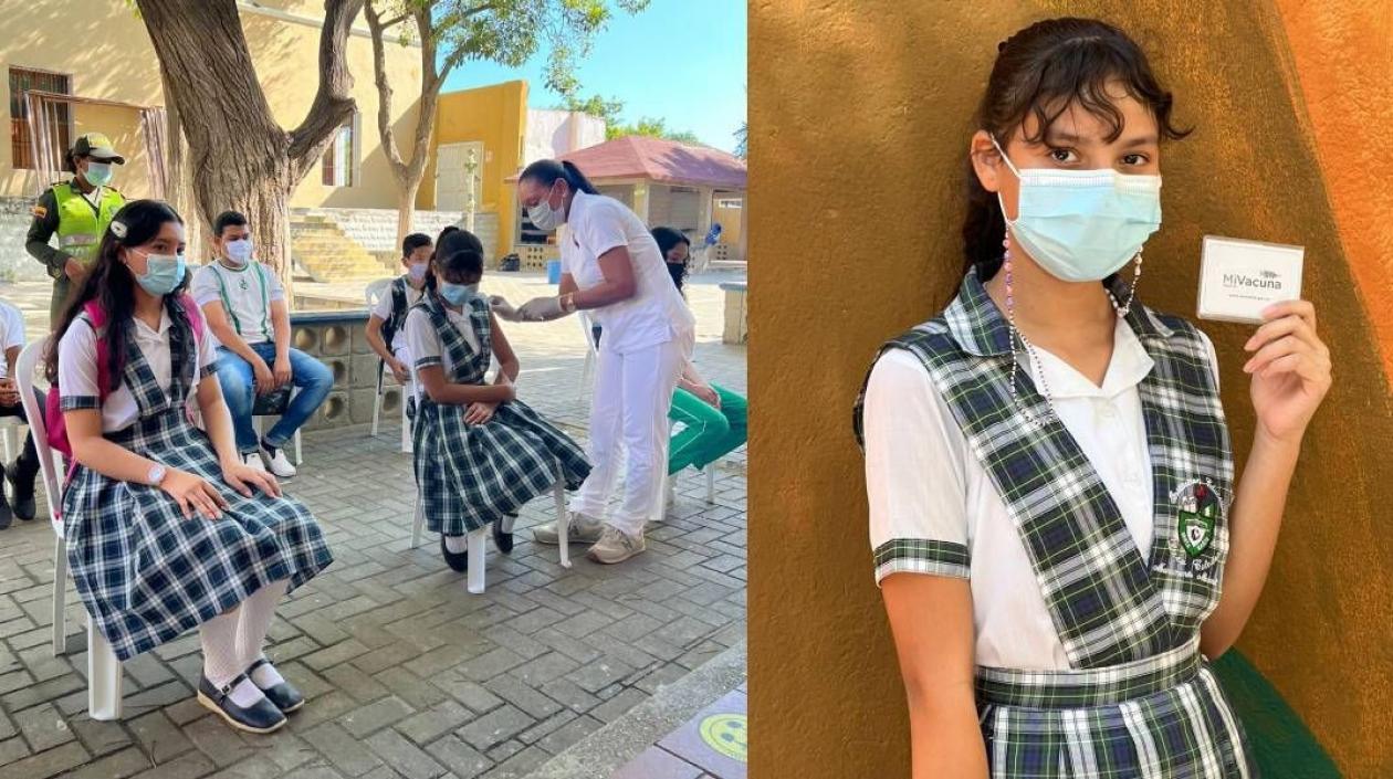 Vacunación contra el Covid-19 en los colegios. 