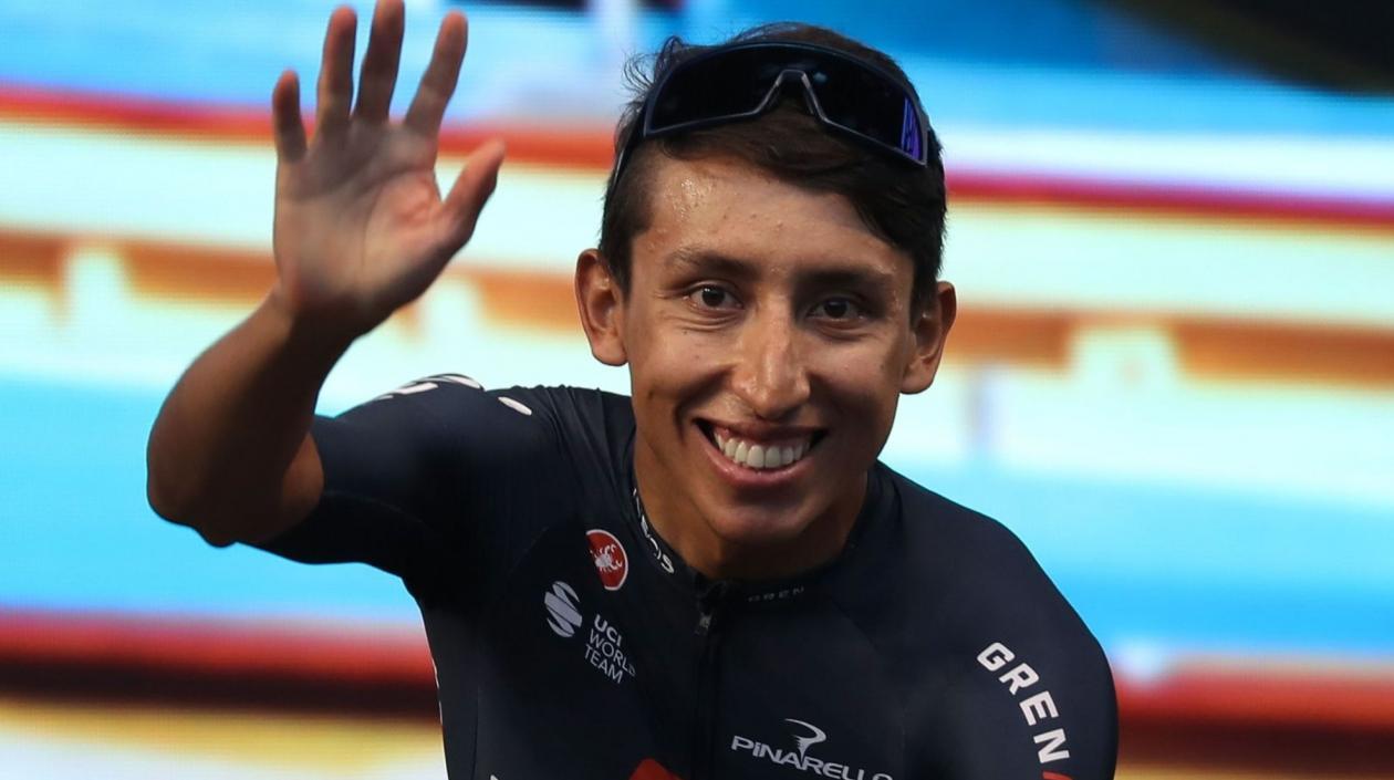 Egan Bernal, ciclista colombiano. 