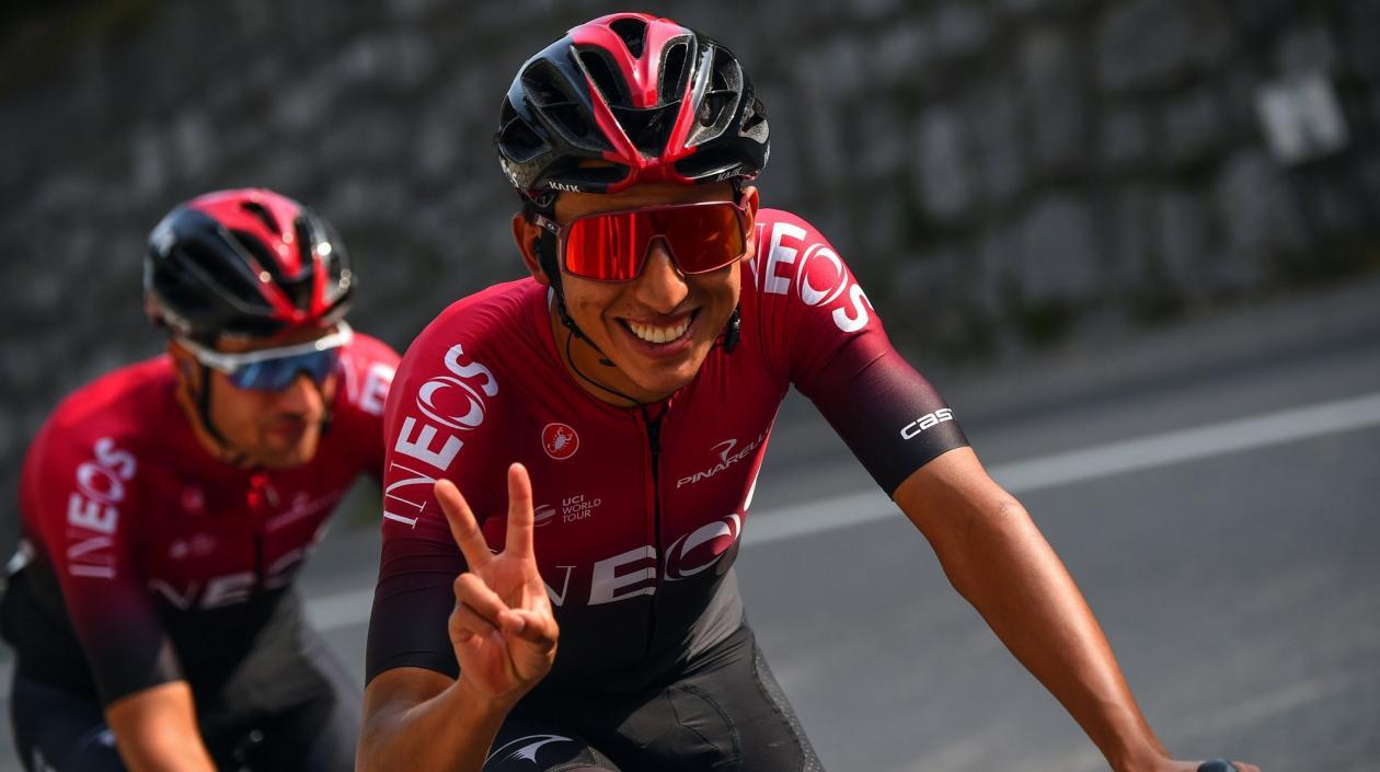 Egan Bernal, ciclista colombiano. 