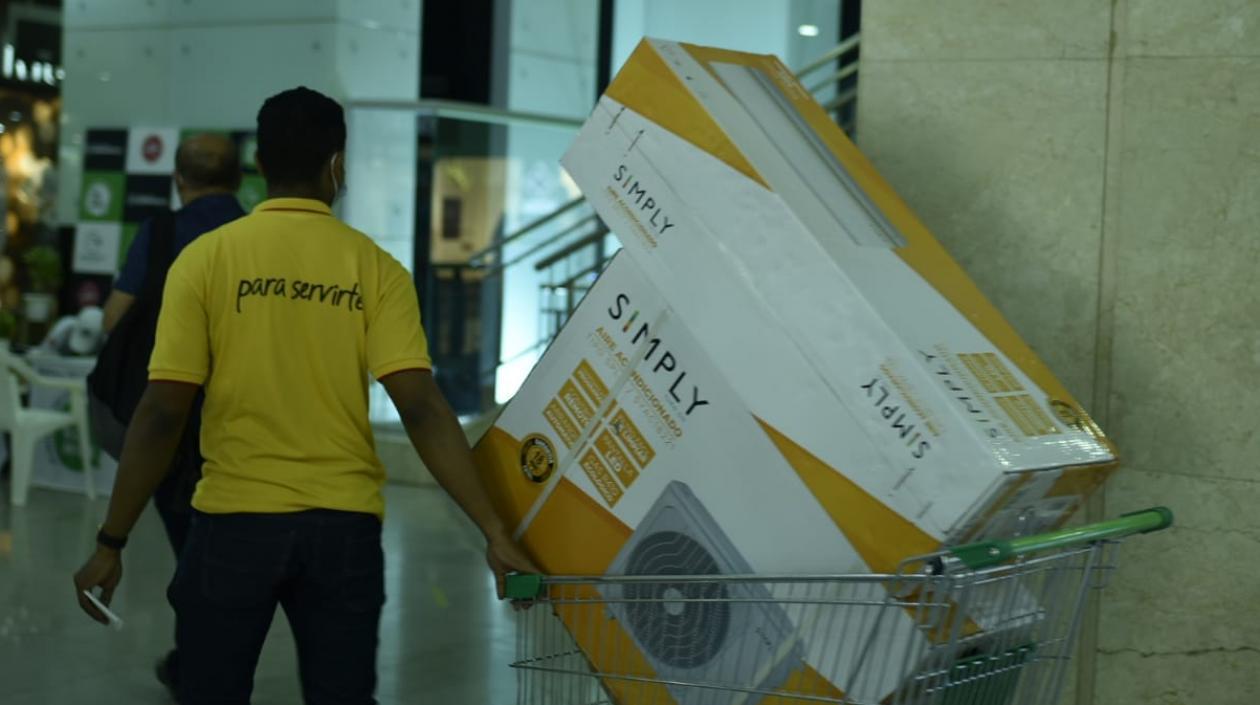 Imagen de compra de un día sin IVA.