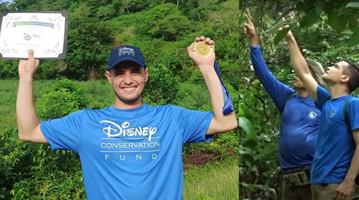 Nelson Álvarez recibió un reconocimiento de Disney.