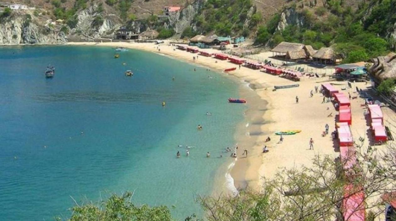 Playa Blanca, en Santa Marta. 